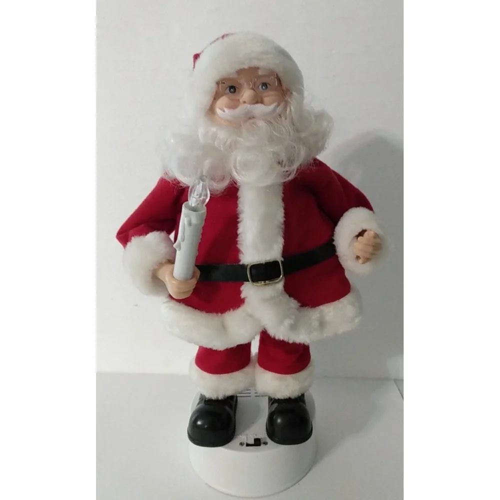 VTG Mr Santa Favorite Folks Music & Illuminated Figurine 15